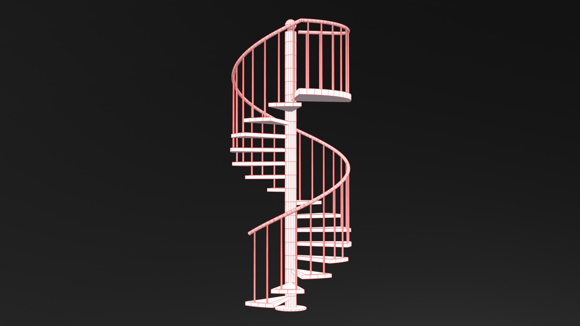 3D Modern Style Stairs 3D Model - TurboSquid 2642029