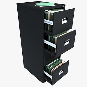 filing cabinet 3d model