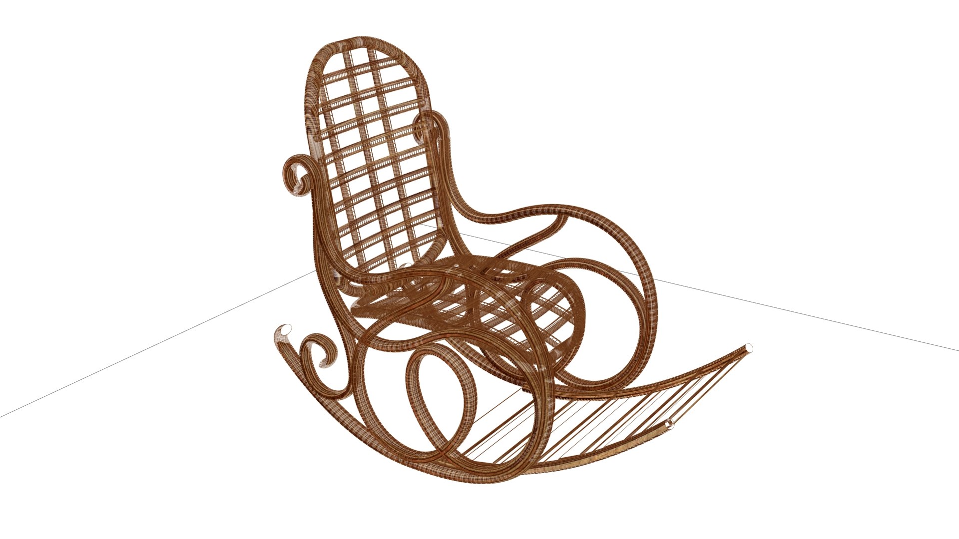3D Rocking Chair - TurboSquid 2067751