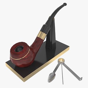 3d smoking pipe model