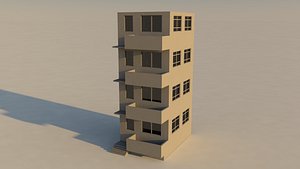 Modern 4 Story Building