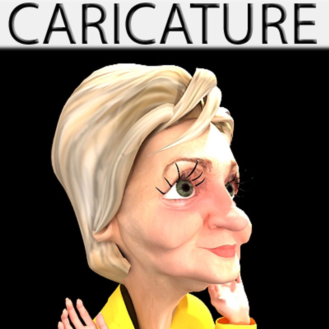 3d Model Hillary Clinton