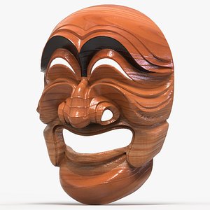 3D KOREAN Hahoetal mask