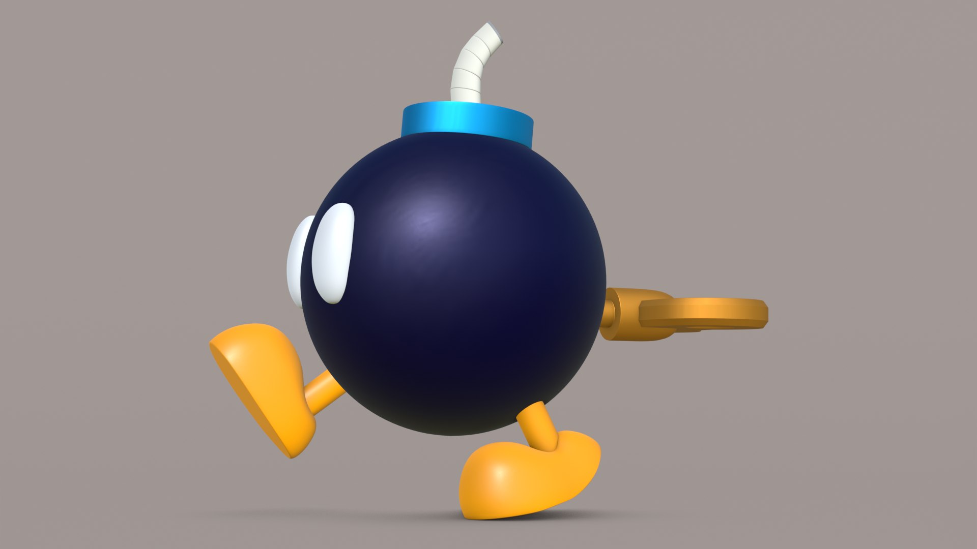 Bob Omb From Mario Games 3d Model Turbosquid 1714197