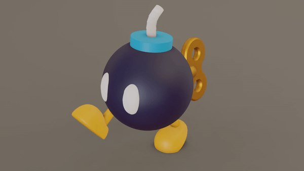 Bob-Omb From Mario Games 3D model - TurboSquid 1714197