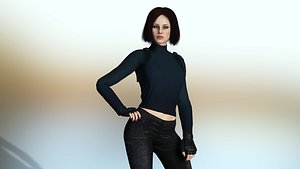 3D secret operative agent Rebel model
