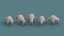 Paquete de iconos isométricos de animales de arte 3d de baja poli 11