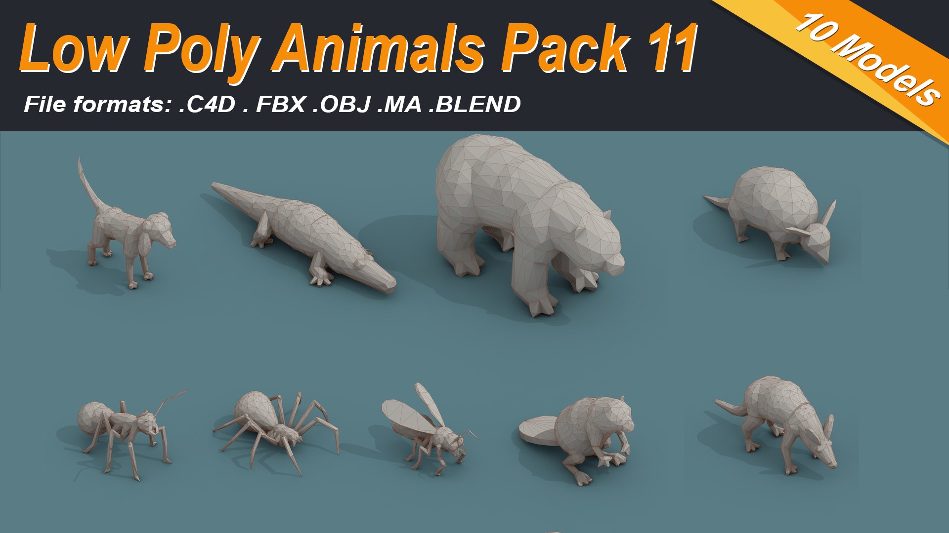 3D Low Poly 3d Art Animals Isometric Icon Pack 11 https://p.turbosquid.com/ts-thumb/U2/5WKJIp/ne/lowpoly3dartanimalspresentationartstation1920x1080/jpg/1631013117/1920x1080/fit_q87/cada807f7557035a42a0e5ac44eeb9a148420513/lowpoly3dartanimalspresentationartstation1920x1080.jpg