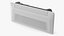 Ceiling-Mounted Cassette Cooling Unit White 3D model