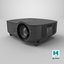 Ceiling-Mounted Cassette Cooling Unit White 3D model