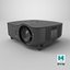 Ceiling-Mounted Cassette Cooling Unit White 3D model