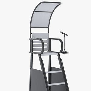 3D World Tournament Umpire Chair model