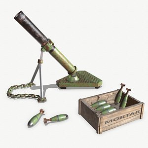 mortar 3D model