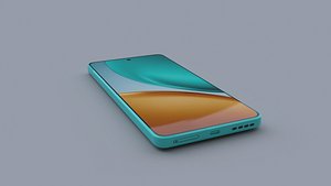 Realme 14T Green  Realistic Smartphone