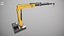 3D Generic Small Truck-Mounted Crane NL model