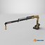 3D Generic Small Truck-Mounted Crane NL model