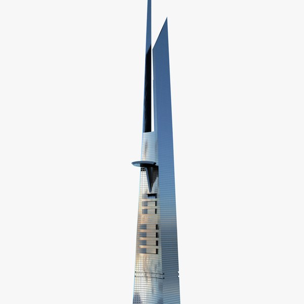 Jeddah 3d CIty com a torre de Jeddah e o aeroporto Modelo 3D $199