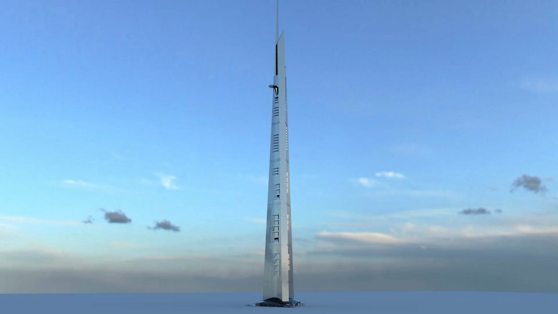 3D Jeddah Tower TurboSquid 1807575
