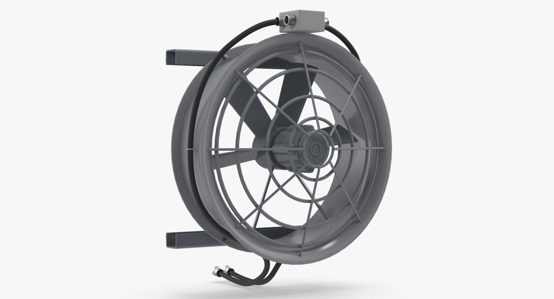 Industrial Fan Cooler 3D Model 3D model preview