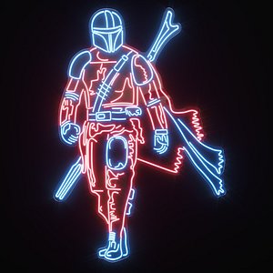 3D Neon Decor 11 model