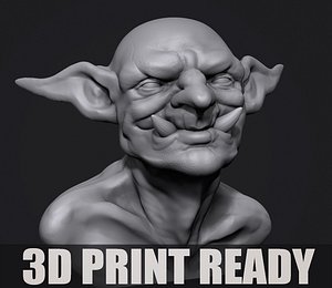 Twoll bust for 3D print