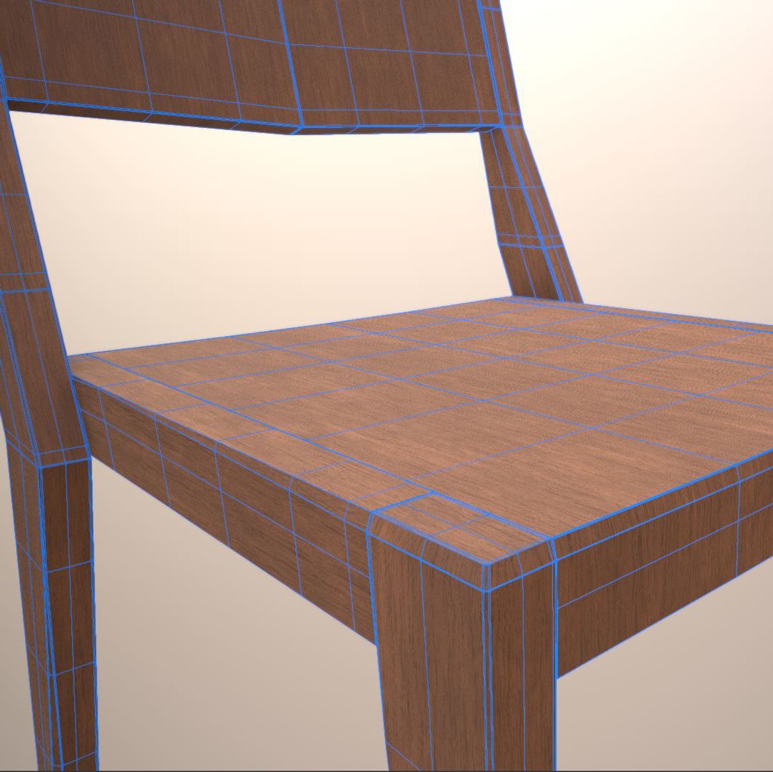3d Stackable Chair Wood