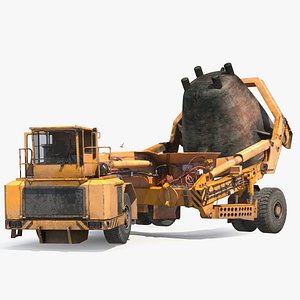 Slag Pot Carrier Used Rigged