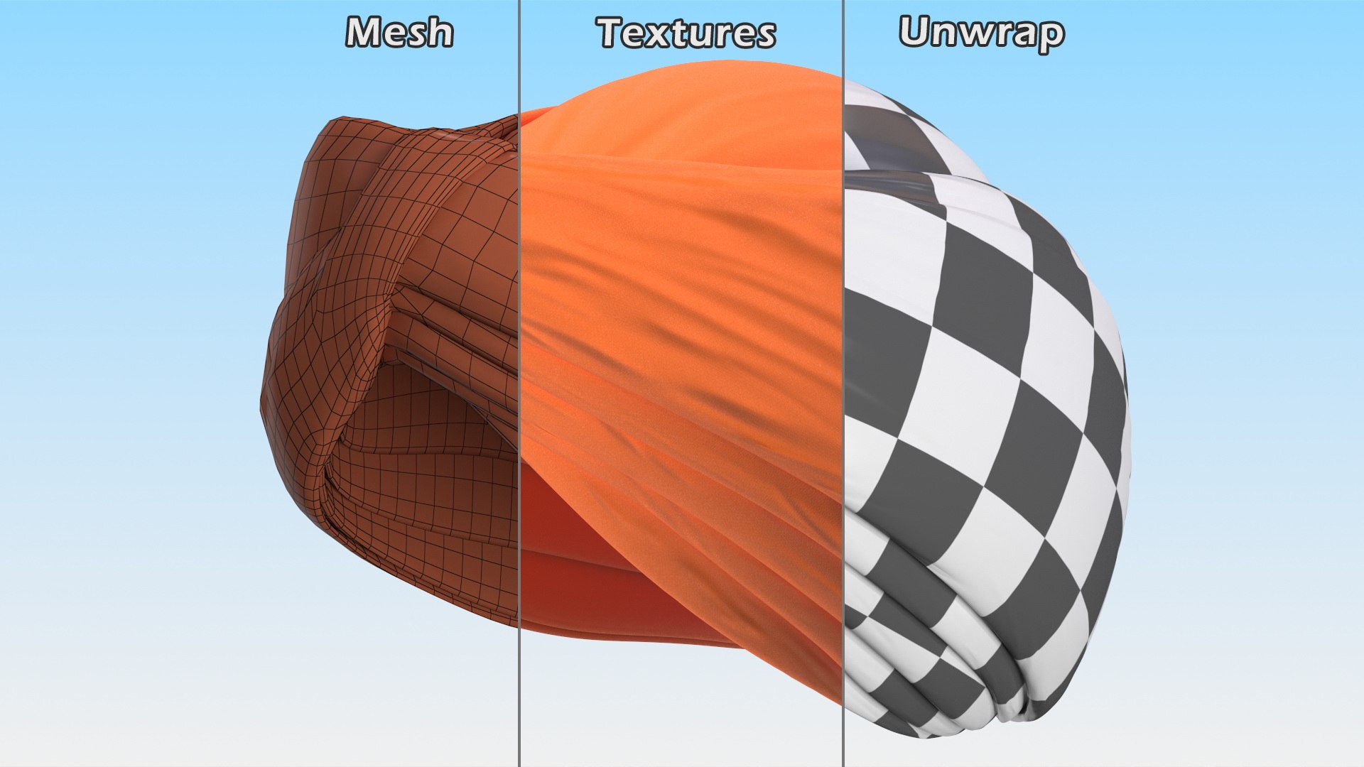 3D Turban Orange model https://p.turbosquid.com/ts-thumb/U2/T7YLf0/UP/turbanorangec4dmodel016/jpg/1653477259/1920x1080/fit_q87/8b837bcf8334143fb93de6650bfb2d475c5aa7a1/turbanorangec4dmodel016.jpg