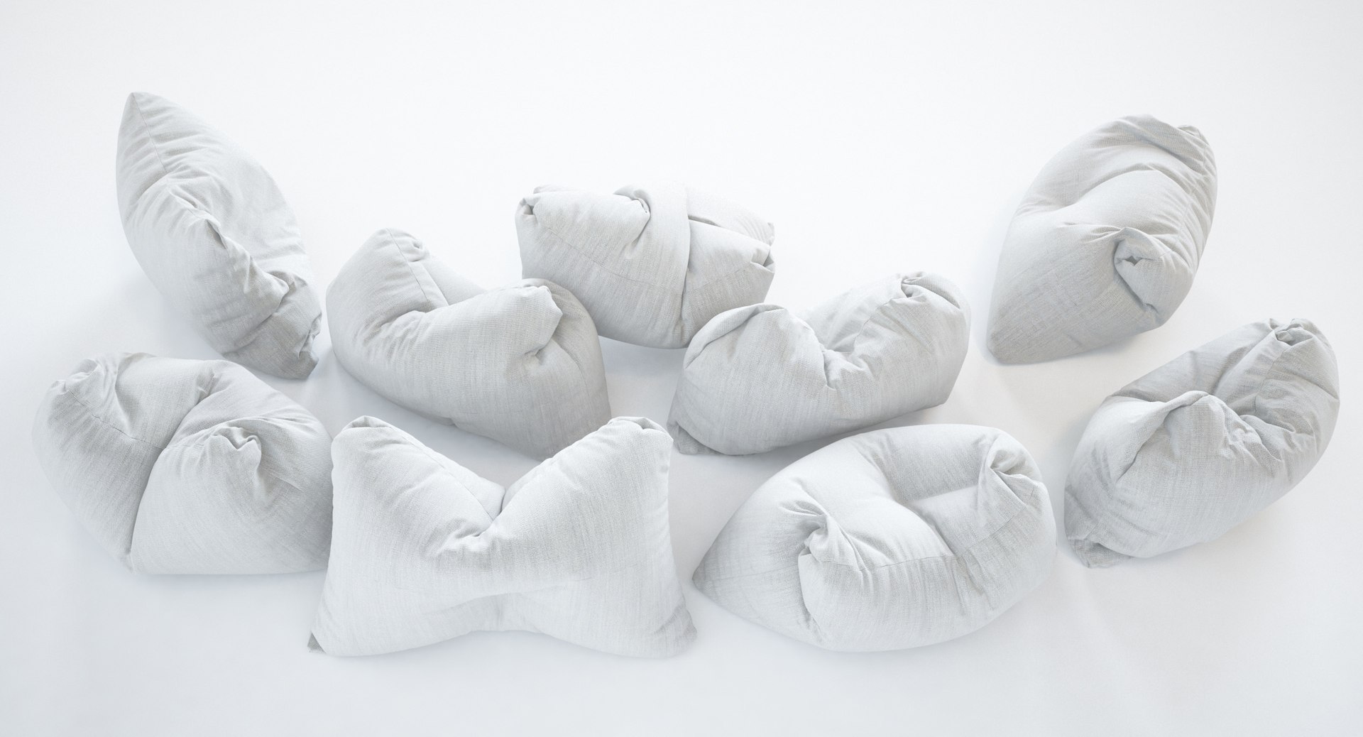 Giant Floor Pillows 3d Model