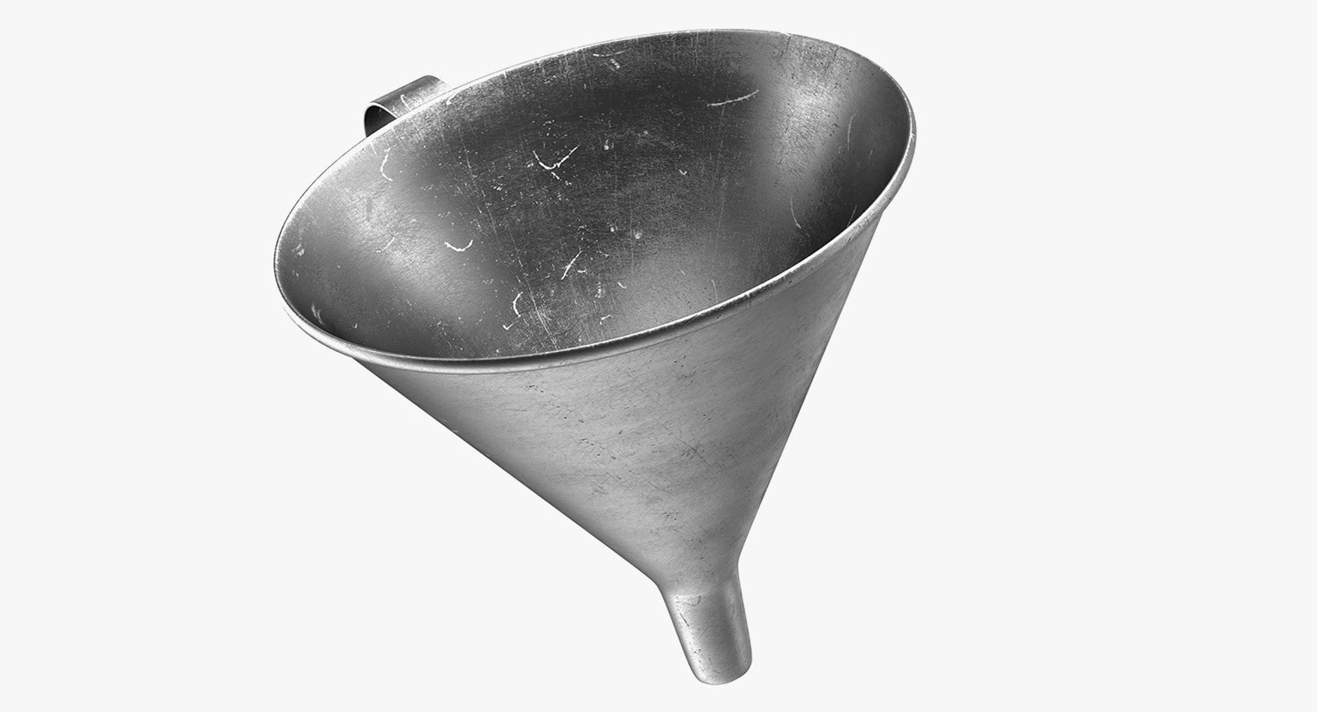 Old Metal Funnel 3D Model TurboSquid 1362745