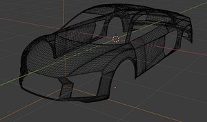3D audi r8 v10 model