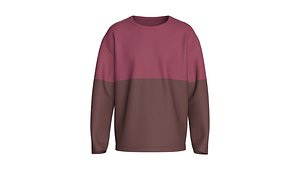 3D model Men Mauve And Mocha Split Fleece Sweatshirt