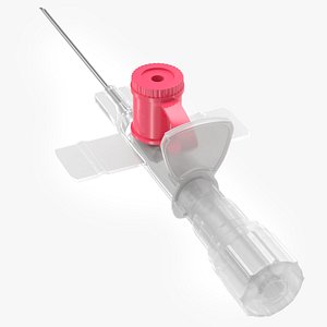 3D High and Low Cannula with wings model