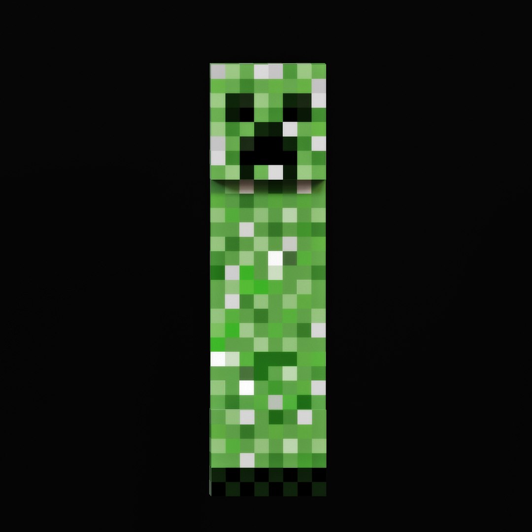 Minecraft Creeper Modelo 3D - TurboSquid 1640161