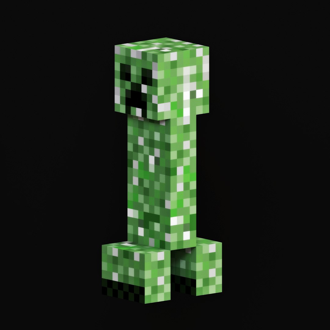 Creeper Minecraft modèle 3D $19 - .3ds .c4d .fbx .obj .max .ma - Free3D