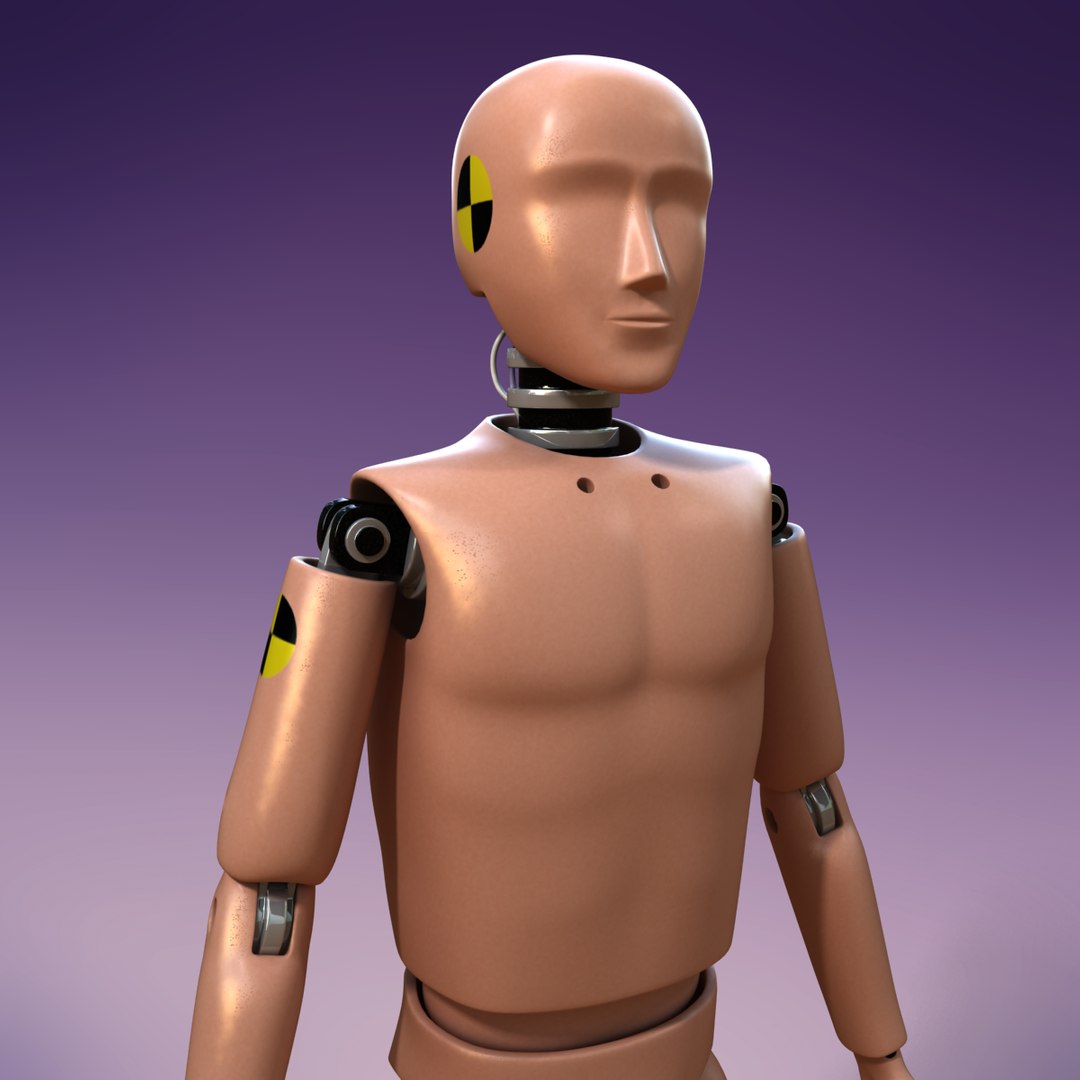 crash test dummy 3d max