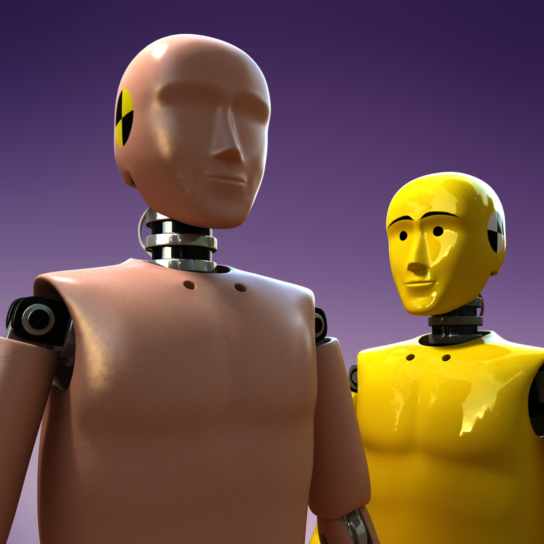 crash test dummy 3d max
