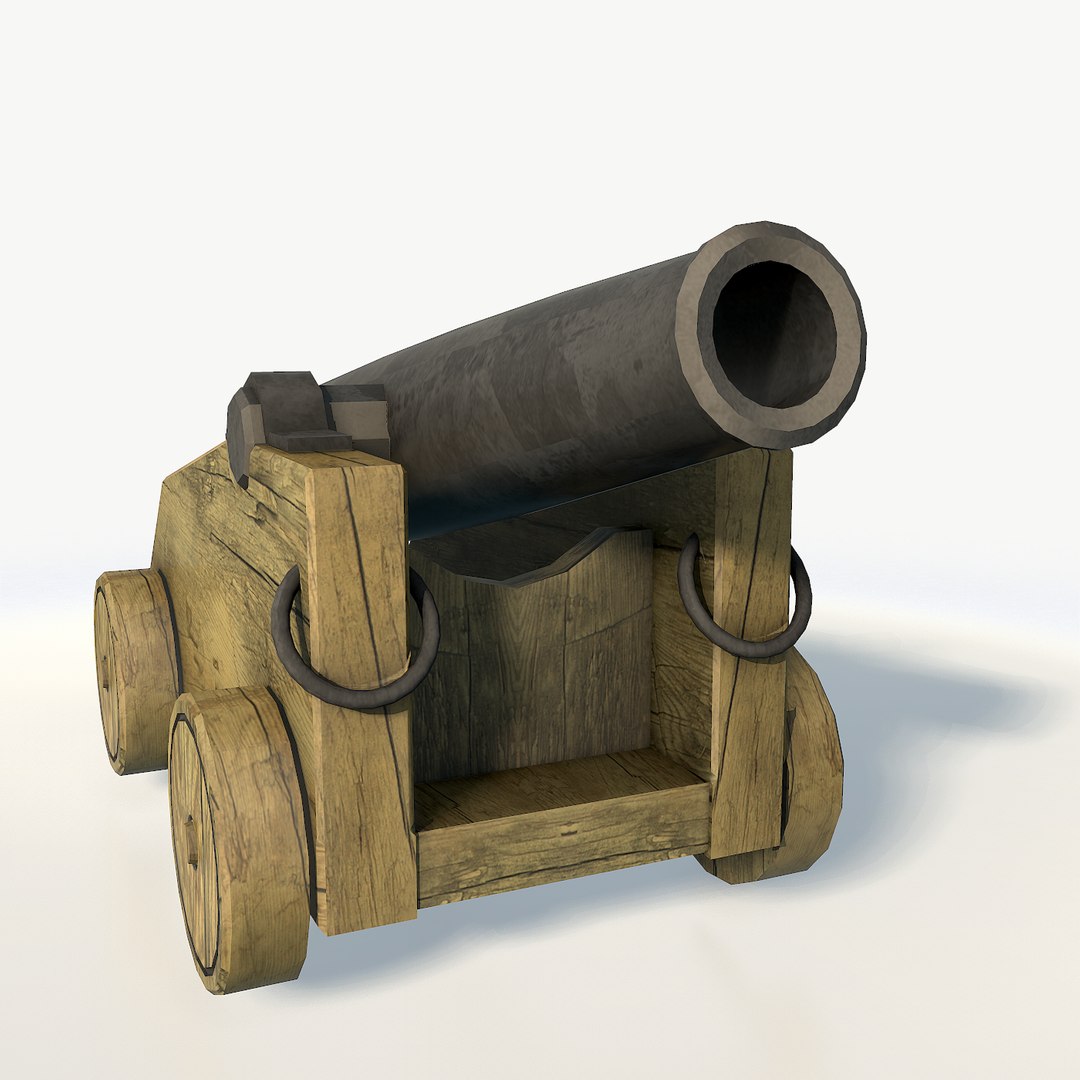 3d Model Vessel Cannon