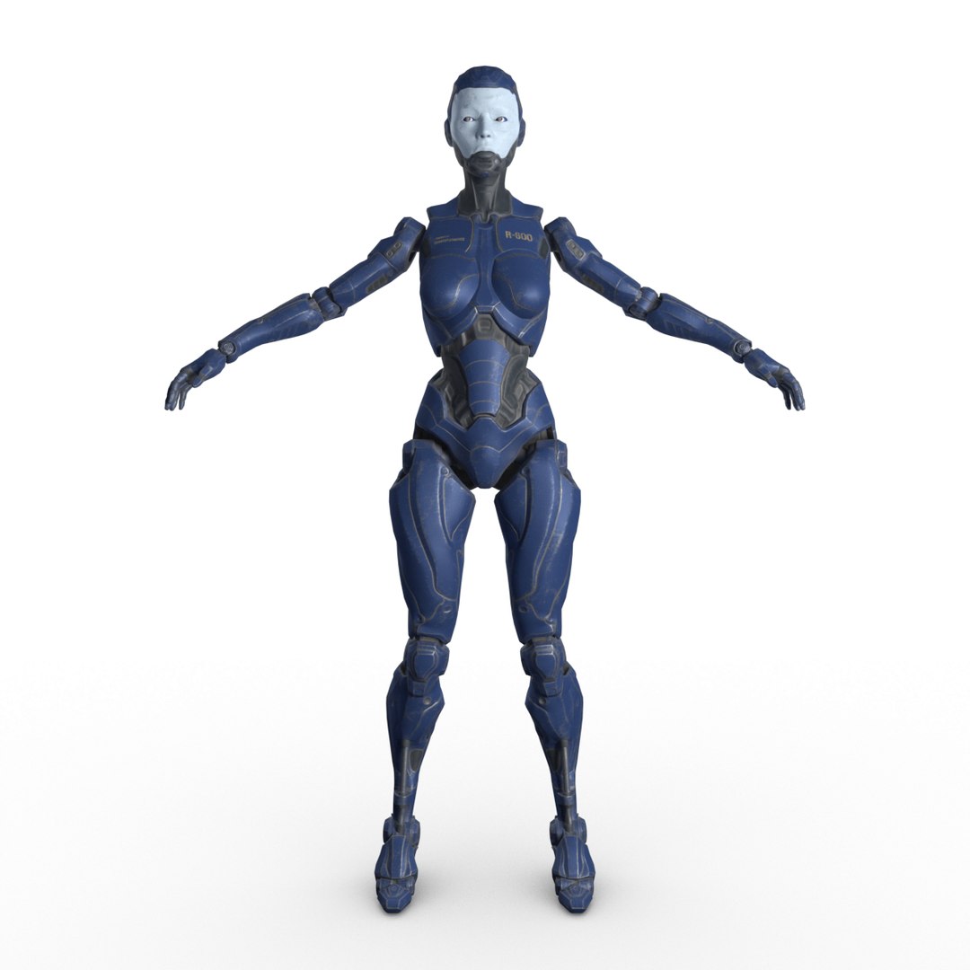 3D Female Robot Model - TurboSquid 1507463