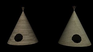 3dsmax tent indian native