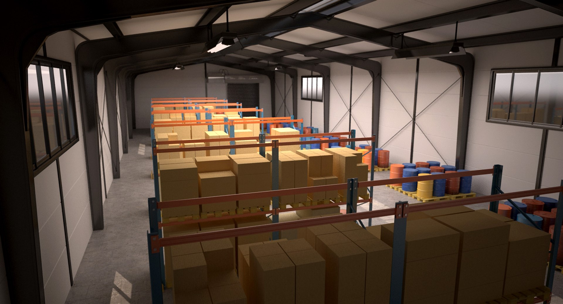 3D Pallet Scene Model - TurboSquid 1270883