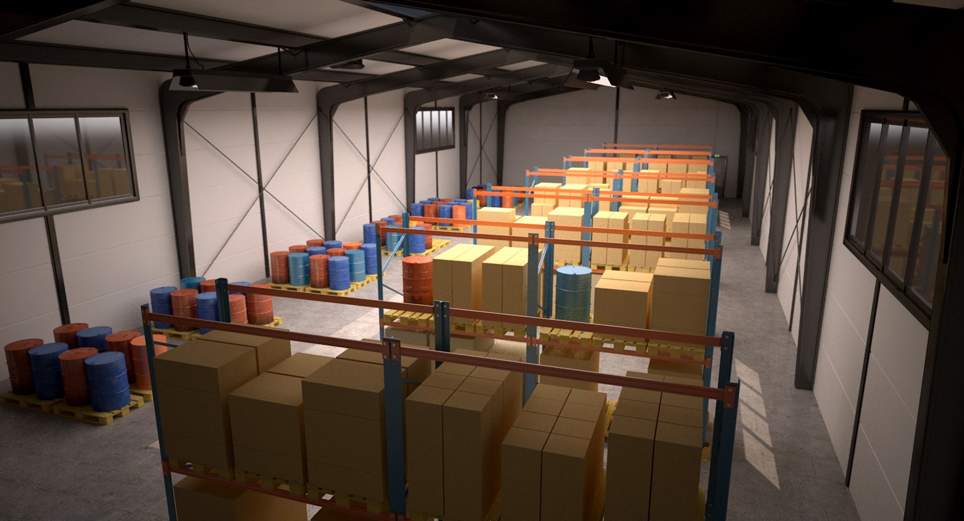 3D Pallet Scene Model - TurboSquid 1270883