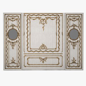 3d austian palace 18 century model
