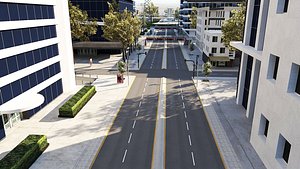 Mega City Scene - Roads Stunt Bridges Buildings Mountain Offroad