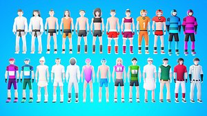 Casual Characters Pack 6