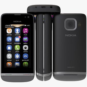 Nokia Asha 311 3D Model