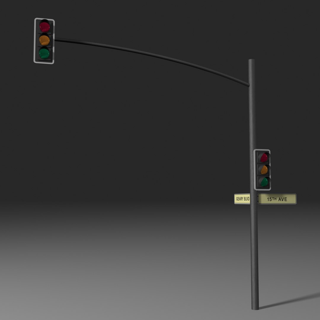 Traffic Light 3d Obj