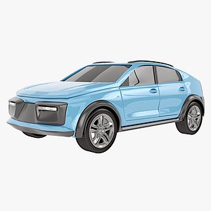 3D Generic crossover concept vehicle