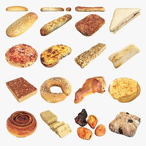 3D Photogrammetry Food Bundle 03
