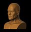 古い男性の頭